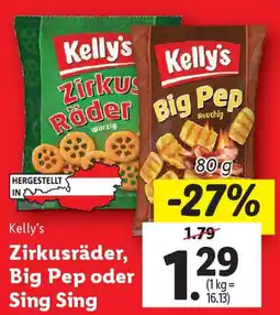 Lidl Kelly's Zirkusräder, Big Pep oder Sing Sing Angebot