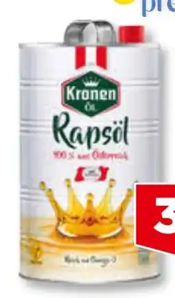 Unimarkt Kronenöl Rapsöl Angebot