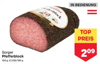 MPreis Sorger Pfefferblock Angebot