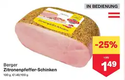 MPreis Berger Zitronenpfeffer Schinken Angebot