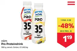 MPreis nöm Pro Proteindrink Angebot