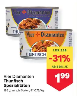 MPreis Vier Diamanten Thunfisch Spezialitäten Angebot