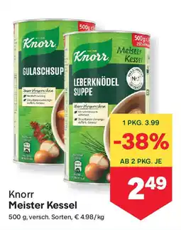 MPreis Knorr Meister Kessel Angebot