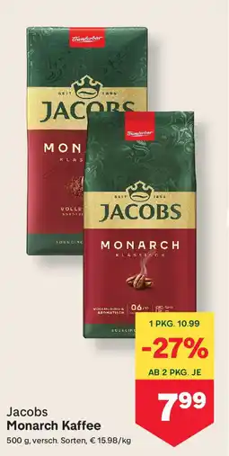 MPreis Jacobs Monarch Kaffee Angebot