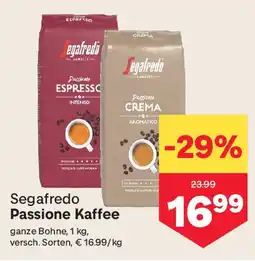 MPreis Segafredo Passione Kaffee Angebot