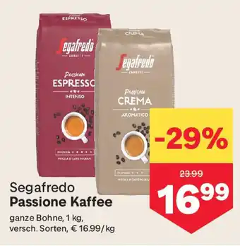 MPreis Segafredo Passione Kaffee Angebot