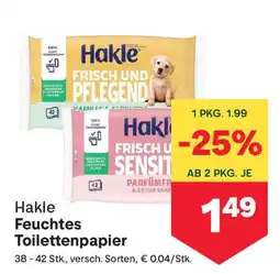 MPreis Hakle Feuchtes Toilettenpapier Angebot