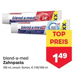 MPreis blend-a-med Zahnpasta Angebot