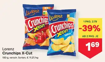MPreis Lorenz Crunchips X-Cut Angebot