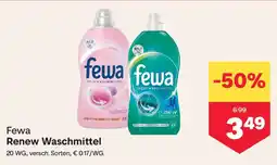 MPreis Fewa Renew Waschmittel Angebot