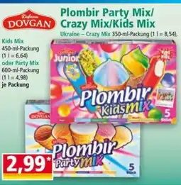 Norma Plombir Party Mix/ DOVGAN Crazy Mix/Kids Mix Angebot