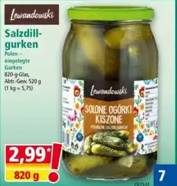 Norma Salzdillgurken Angebot
