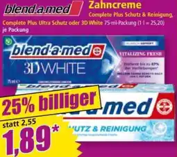 Norma blend-a-med Zahncreme Angebot