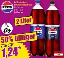 Norma PEPSI koffeinhaltiges Erfrischungsgetränk Angebot