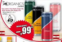 Norma Organics Easy Lemon, Fizzy Peach, Ginger Ale, Black Orange oder Simply Cola Angebot