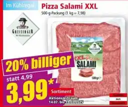 Norma EXL Pleza SALAMI Pizza Salami XXL Angebot