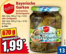 Norma Bayerische Gurken Angebot