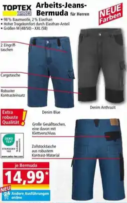 Norma Arbeits Jeans Bermuda Angebot