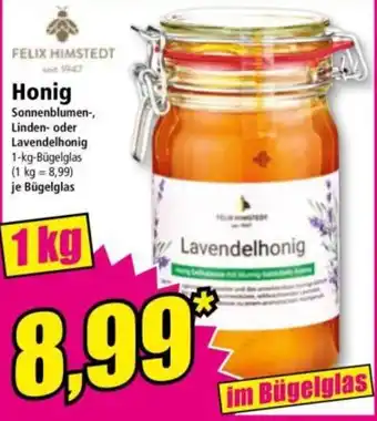 Norma Honig Sonnenblumen, Linden oder Lavendelhonig Angebot