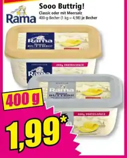 Norma Rama Classic oder mit Meersalz Angebot
