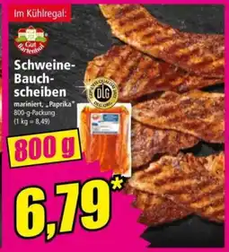 Norma Schweine Bauch Scheiben Angebot