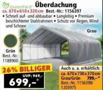 Norma Überdachung Angebot