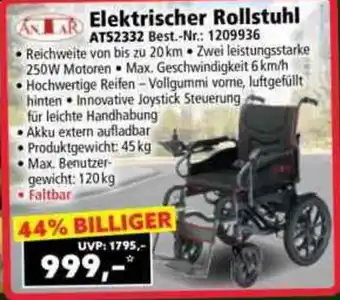 Norma Elektrischer Rollstuhl Angebot