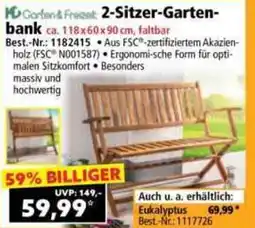 Norma 2 Sitzer Gartenbank Angebot