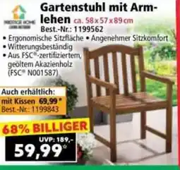Norma Gartenstuhl mit Armlehen Angebot