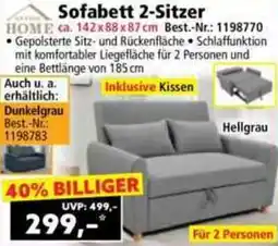 Norma Sofabett 2Sitzer Angebot