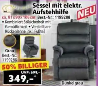 Norma Sessel mit elektr Aufstehhilfe Angebot