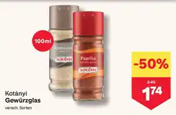 MPreis Kotányi Gewürzglas Angebot