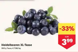 MPreis Heidelbeeren XL-Tasse Angebot