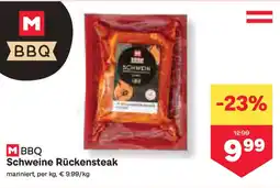 MPreis Schweine Rückensteak Angebot