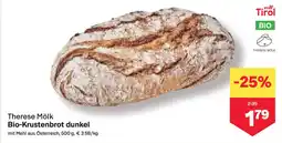 MPreis Therese Mölk Bio Krustenbrot dunkel Angebot