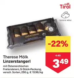 MPreis Therese Mölk Linzerstangerl Angebot