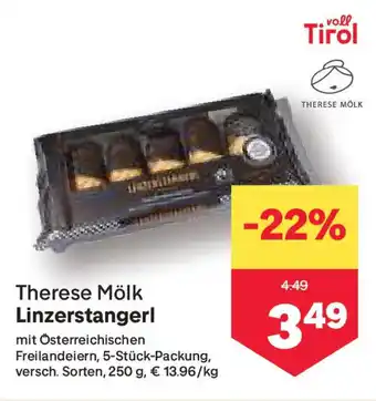 MPreis Therese Mölk Linzerstangerl Angebot