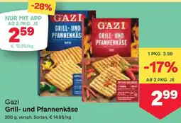 MPreis Gazi Grill und Pfannenkäse Angebot