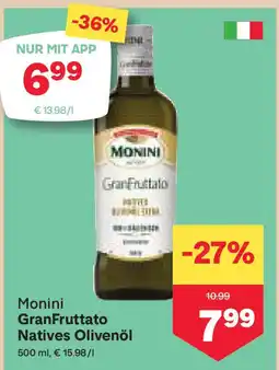 MPreis Monini GranFruttato Natives Olivenöl Angebot