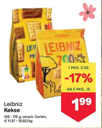 MPreis Leibniz Kekse Angebot