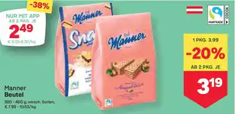 MPreis Manner Beutel Angebot