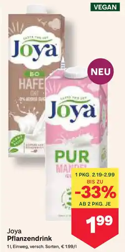 MPreis Joya Pflanzendrink Angebot
