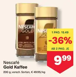 MPreis Nescafé Gold Kaffee Angebot