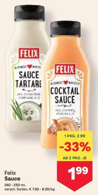 MPreis Felix Sauce Angebot