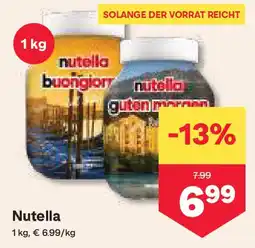 MPreis Nutella Angebot