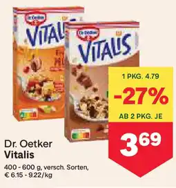 MPreis Dr. Oetker Vitalis Angebot
