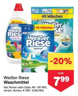 MPreis Weißer Riese Waschmittel Angebot