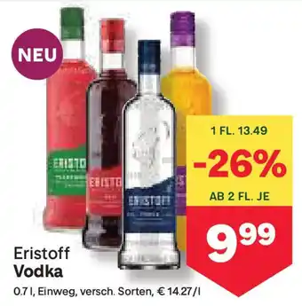 MPreis Eristoff Vodka Angebot