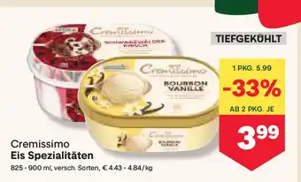 MPreis Cremissimo Eis Spezialitäten Angebot
