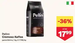 MPreis Pellini Cremoso Kaffee Angebot